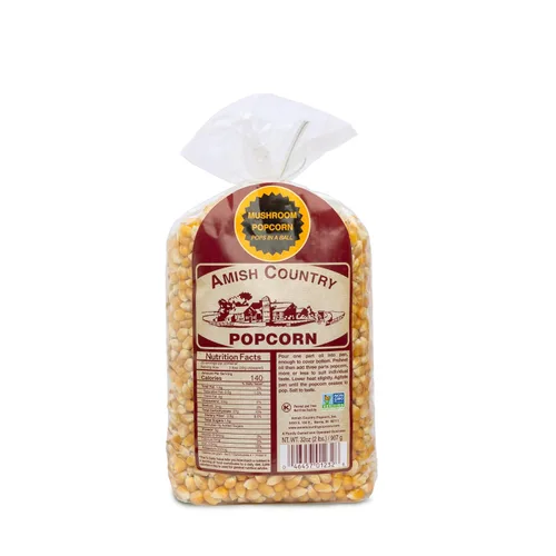 Miniatura 12 de Amish Country Popcorn Núcleos de hongos de 1 libra Anticuado, sin OMG y sin gluten (bolsa de 1 libra)