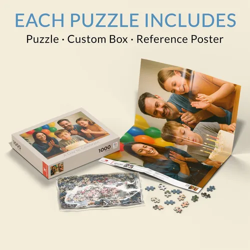 Miniatura 4 de MyPuzzle Rompecabezas de Foto Personalizado - Rompecabezas Personalizado Hecho de Tu Propia Imagen, Regalo Ideal para Cumpleaños, Día de la Madre