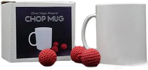 ZQION Taza Chop Cup Tazas magnéticas Tazas mágicas y bolas Trucos de magia Primer plano Trucos de magia Escenario Mentalismo mágico Magia (taza y