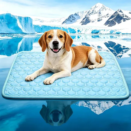 Miniatura 11 de Arc-Chill - Tapete refrescante para perros (Q-Max> 0.45), antideslizante y lavable para mascotas, cama de enfriamiento automático de verano