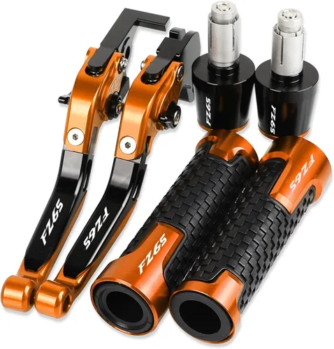 Miniatura 10 de Para Yamaha FZ6S FZ 6S 2004-2010 motocicleta CNC Accesorios Palancas de embrague de freno manillar ajustable plegable extensible con palanca de Negro
