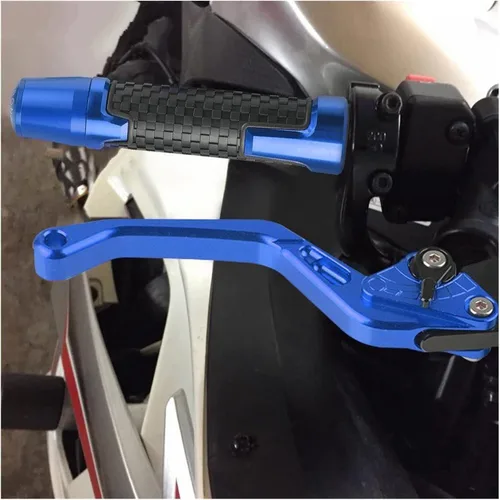 Miniatura 5 de Embrague Accesorios de motocicleta CNC Palanca de embrague de freno Manillar Manillar Agarres extremos para FZ8 FZ-8 2010-2018 2017 2016 2015 2014