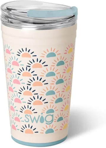 Miniatura 53 de Swig Life - Vaso aislante de 22 onzas, vaso de viaje para café con tapa, taza de café para viaje compatible con portavasos, de acero inoxidable