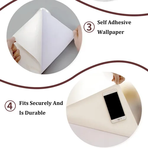 Miniatura 6 de HUAHUA Adhesivos de pared para cocina, impermeables, a prueba de aceite, azulejos y muebles, adhesivos de pared autoadhesivos, fáciles de limpiar