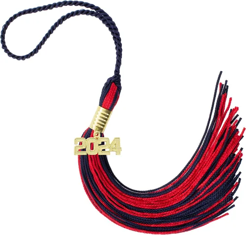 Miniatura 434 de Borla de graduación Aqua 2022, todos los colores escolares disponibles, fabricada en Estados Unidos