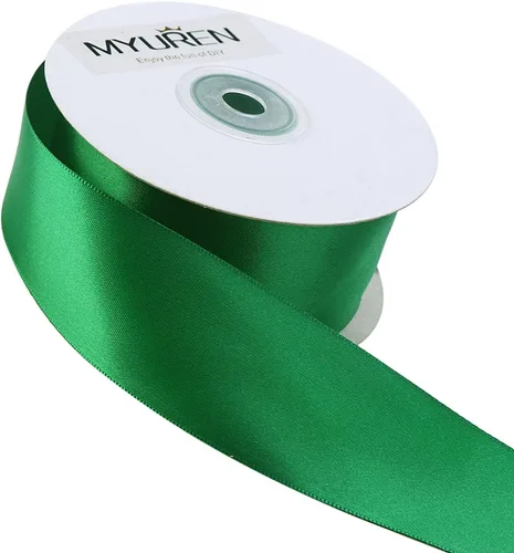 Miniatura 88 de Cinta de satén amarilla de 1 pulgada, cinta de satén sólido de doble cara para envoltura de regalos, bodas, decoración de fiestas, accesorios