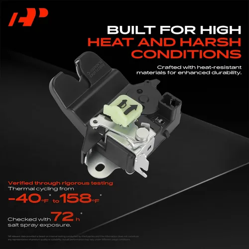Miniatura 4 de A-Premium Pestillo de maletero compatible con Hyundai Sonata 2008-2010, Genesis Coupe 2010-2016, actuador de pestillo de bloqueo de puerta trasera