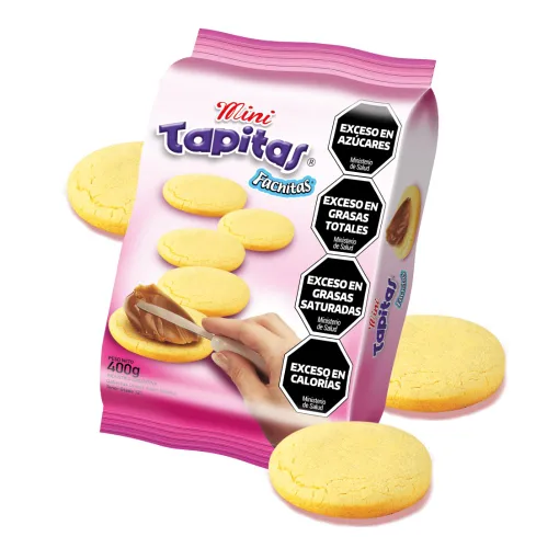 Mini Tapitas for Alfajores de Maicena - Galletas de vainilla y maicena para Alfajores caseros, 14.1 oz (400 g) cada una, paquete de 3