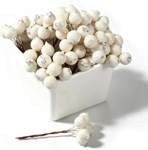 Miniatura 8 de Arándanos falsos Frutas artificiales de espuma de plástico, flores de seda falsas para Navidad, decoración del hogar, fiesta, boda, azul, 20