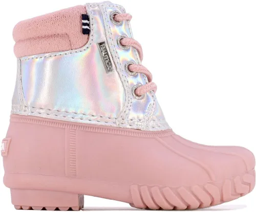 Miniatura 2 de Nautica Botas de invierno impermeables para niños, botas de pato para niños, niñas y niños, niños (niños grandesniños pequeños)