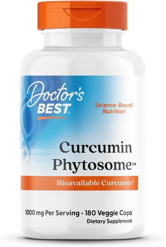 Miniatura 7 de Suplemento nutricional de curcumina fitosomada, marca Doctor 's Best, con cápsulas vegetarianas Meriva, DRB-00225, 1, 1