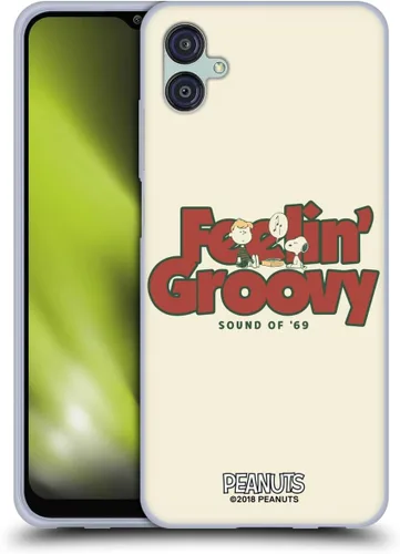 Miniatura 403 de Head Case Designs Funda de gel Woodstock 50th con licencia oficial de Peanuts Snoopy Guitar 1969 [protección de grado militar] compatible