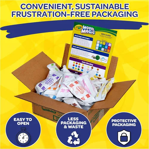 Miniatura 5 de Crayola Model Magic (paquete de 30), material de modelado secado al aire, imprescindible para el aula del profesor, suministros escolares