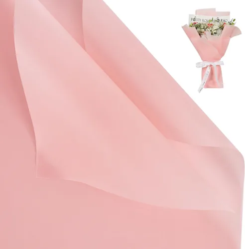 Miniatura 16 de NESCCI Papel de regalo de flores de 20 hojas, papel de regalo de ramo floral impermeable, suministros de floristería, papel de embalaje para boda