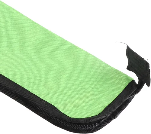 Miniatura 7 de Dilwe Bolsa de baqueta, 5 colores para baqueta, bolsa colgante para baqueta, bolso portátil con asa (verde)