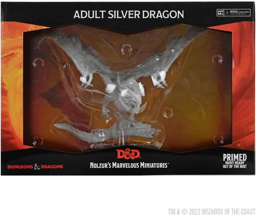 Miniatura 2 de Las maravillosas miniaturas de D&D Nolzur: Dragón plateado adulto