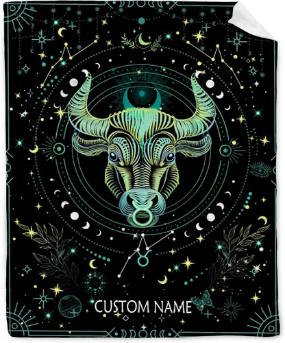 Miniatura 18 de Manta personalizada de escorpio Regalos de manta de constelación personalizada Manta de franela decorativa de astrología Regalos