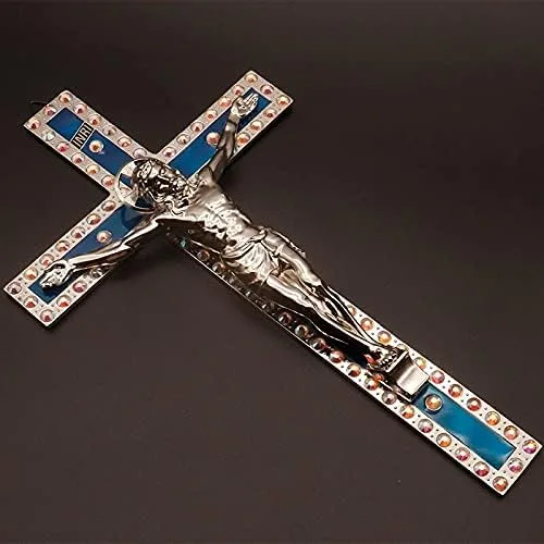 Decoración cristiana de la cruz de Jesús, Crucifijo, Crucifijo, Cristo católico, regalos cruzes, manualidades, crucifijo, joyería religiosa,