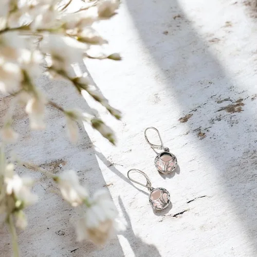 Miniatura 72 de Bottled Up Designs Aretes de encaje vintage hechos a mano, plata esterlina, ecológicos, fabricados en Estados Unidos, regalos de cumpleaños, día
