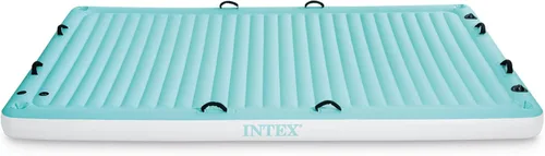 Miniatura 2 de INTEX 56289EP Salón de agua flotante inflable: asas de tela suave - portavasos integrados - amarres seguros - capacidad de peso de 880 libras - 122