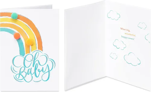 Miniatura 5 de Papyrus Paquete de tarjetas de boda y bebé, feliz para siempre después y paquete de alegría (4 unidades)