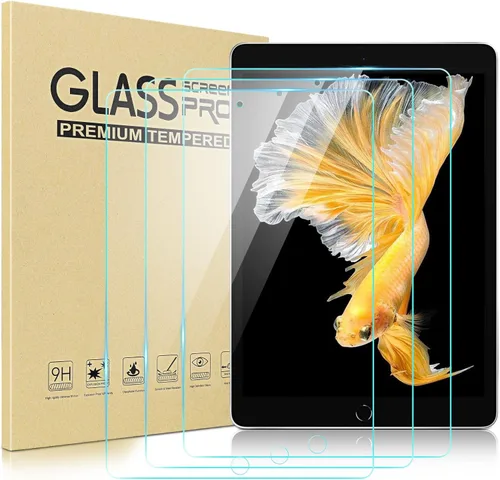 Miniatura 9 de DTTO Protector de pantalla compatible con iPad de 9ª/8ª/7ª generación de 10.2 pulgadas (2021/2020/2019), película de vidrio templado de dureza 9H