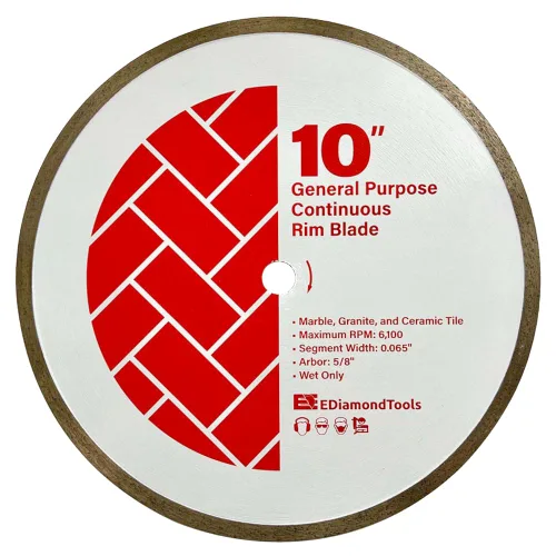 Miniatura 6 de Hojas de sierra de diamante de 7" para azulejos de porcelana, cerámica y azulejos de piedra, eje de 5/8" Hoja de azulejos de porcelana