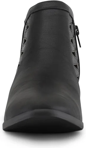 Miniatura 3 de Marco Republic Oslo - Botines tobilleras perforados para dama con tacón grueso apilado.