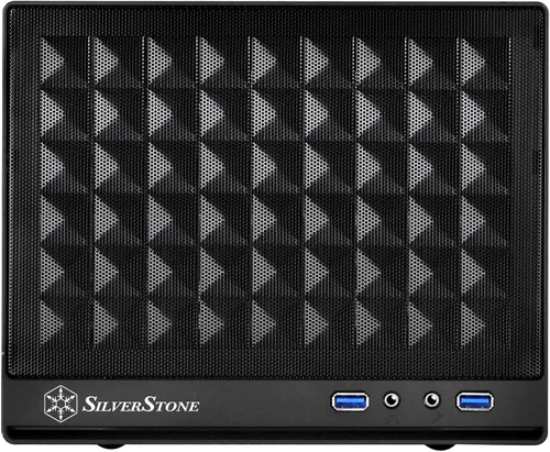 Miniatura 2 de SilverStone Technology Ultra Compact Mini-ITX - Carcasa para computadora con panel frontal de malla, color negro (SST-SG13B-USA)
