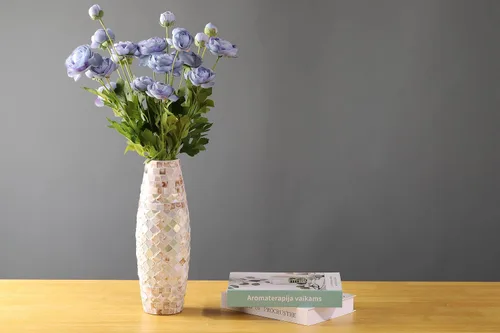 Miniatura 6 de Flores artificiales de seda, ranúnculo, flores falsas, 5 unidades, adecuadas para decoración de núcleos, creación floral de boda, arreglo floral