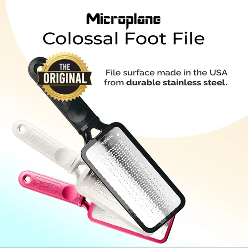 Miniatura 3 de Escofina para pedicura Microplane, tamaño gigante, Negro