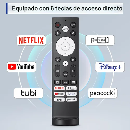Miniatura 3 de Mando a distancia de repuesto para Hisense Smart Google TV, para Hisense UHD 4K ULED Google TVs