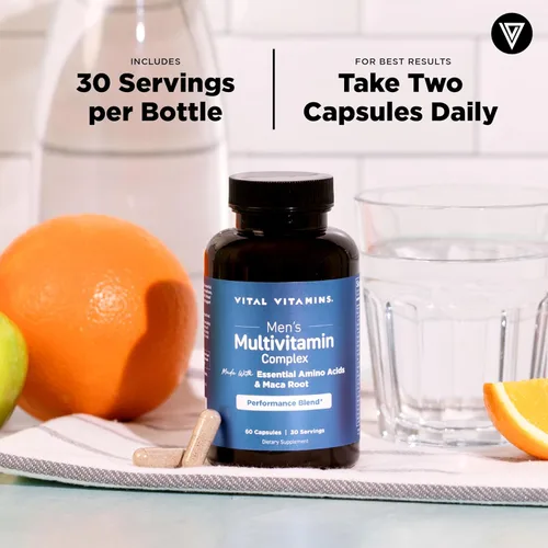 Miniatura 9 de Vital Vitamins Polvo de péptidos de colágeno múltiple + multivitaminas para hombres