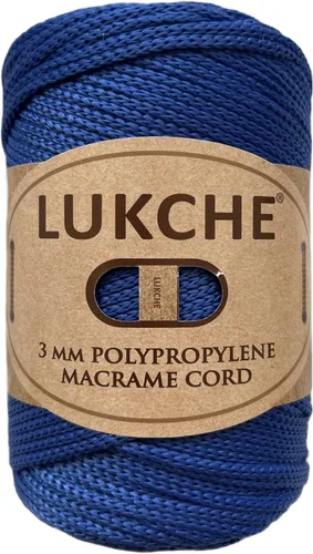 Miniatura 8 de Cuerda de macramé de poliéster premium de 3 mm (134.54 metros), (250 g) 100% cuerda de macramé de polipropileno, hilo de crochet de macramé colorido