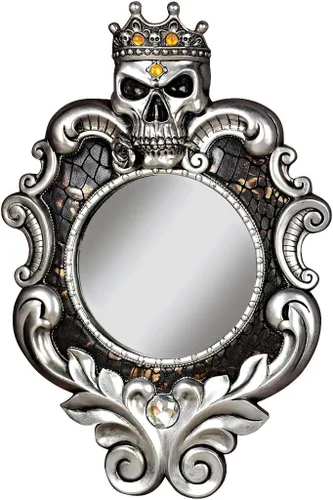 Design Toscano QS23526 The Fairest One of All - Espejo de pared, color plateado