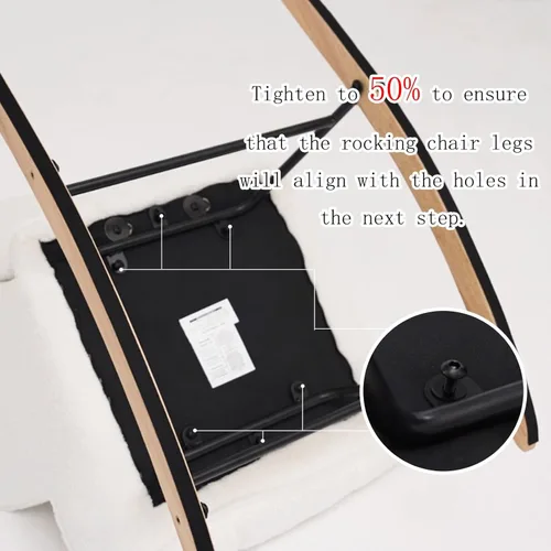 Miniatura 7 de Mecedora de peluche para bebé, tapizado para bebé, para adultos, para interiores, cómodas sillas de lactancia compactas de sherpa para espacios
