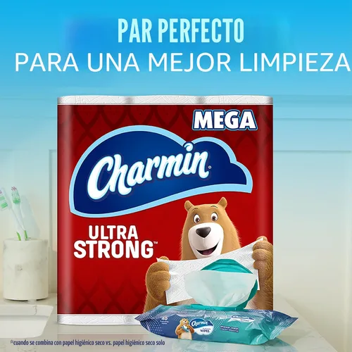 Miniatura 4 de Charmin Toallitas desechables, 160 toallitas en total (4 paquetes de 40)