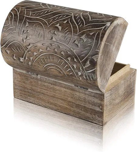 Miniatura 3 de Grandes ideas de regalo de cumpleaños, caja de joyería decorativa hecha a mano, caja del tesoro, organizador de joyas, caja de recuerdos, caja