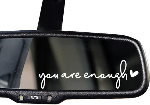 Miniatura 22 de 2 calcomanías de vinilo con el texto “Hello Gorgeous” para espejo retrovisor, amor propio, cuidado personal, para la ventana del auto y laptop