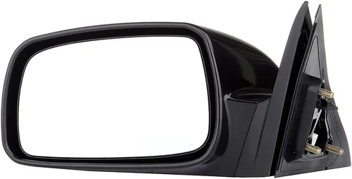 Miniatura 56 de Juego de montaje de espejos laterales Compatible con 1987-2002 para Jeep Wrangler con puerta media, plegable manual, espejo negro manual texturizado