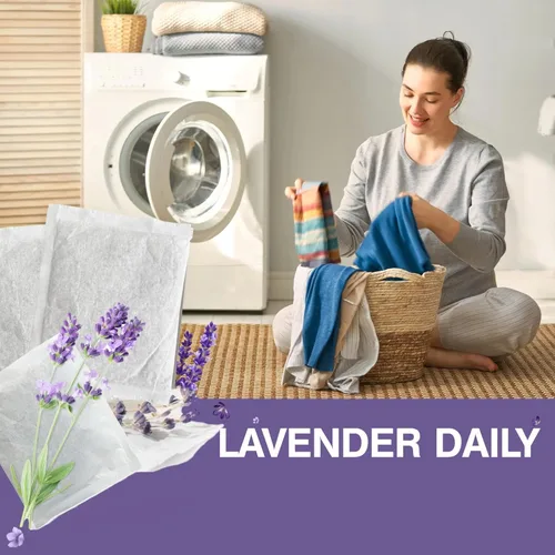 Miniatura 6 de Bolsas para secadora de lavanda, flores extra premium, bolsitas perfumadas de lavanda para cajones y armarios, bolsas ambientadoras naturales