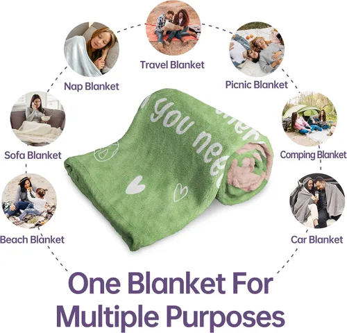 Miniatura 6 de Afterprints Regalos para recuperarse para mujeres y hombres, manta de abrazo/sanación, regalos para pensar en ti/cuidado del cáncer/simpatía/después