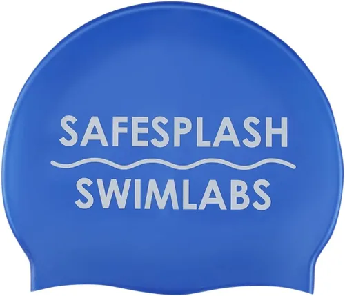 Miniatura 30 de Sporti Gorra de natación de silicona con diseño gráfico con altura de 7.6 pulgadas, apertura de 7.5 pulgadas, gorra de natación antideslizante