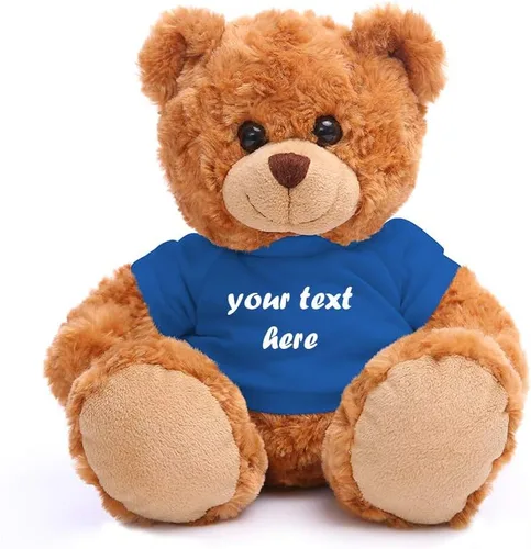 Miniatura 6 de Plushland Oso de peluche de 11 pulgadas, regalo personalizado de animal de peluche, gran regalo para el día de la madre, San Valentín, graduación