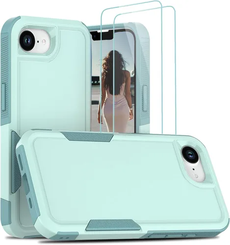 Miniatura 200 de Jeylly Funda para iPhone SE/Funda para iPhone 5S, Exterior de Plástico Duro que Absorbe Golpes + Interior de Silicona de Goma Defensor contra
