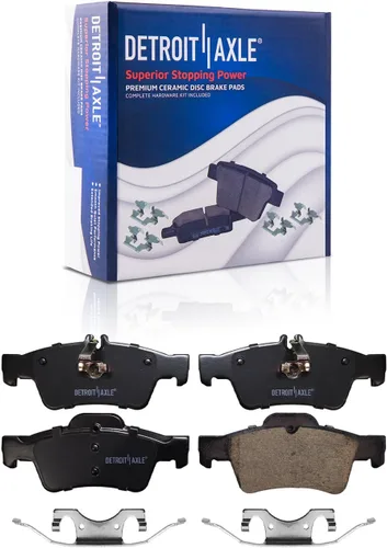 Miniatura 124 de Detroit Axle - Pastillas de freno traseras para Kia Sportage 2017-2022, Hyundai Tucson 2016-2021, pastillas de freno de cerámica 2018 2019 2020