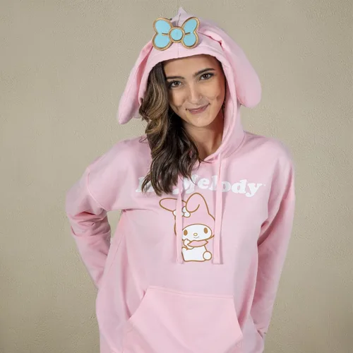 Miniatura 6 de Bioworld Sanrio My Melody Juniors Sudadera Cosplay Rosa