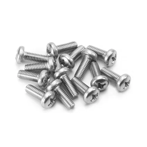 Miniatura 31 de MroMax 5 tornillos de máquina Phillips de cabeza plana M8 x 0.984 in, acero inoxidable 304 18-8, rosca completa, tornillos de cabeza cruzada gris
