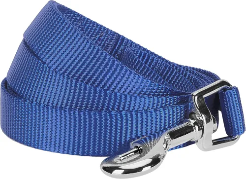 Miniatura 32 de Blueberry Pet Essentials - Correa de perro azul cambray para perros medianos - 5' * 3/4" Correa de nailon resistente Correa ligera