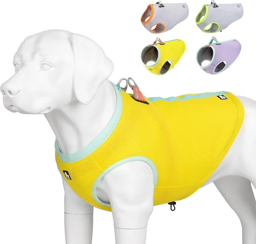 Miniatura 8 de JUXZH Truelove - Chaleco de refrigeración para perro, chaqueta enfriadora con cremallera ajustable para entrenamiento de caza al aire libre